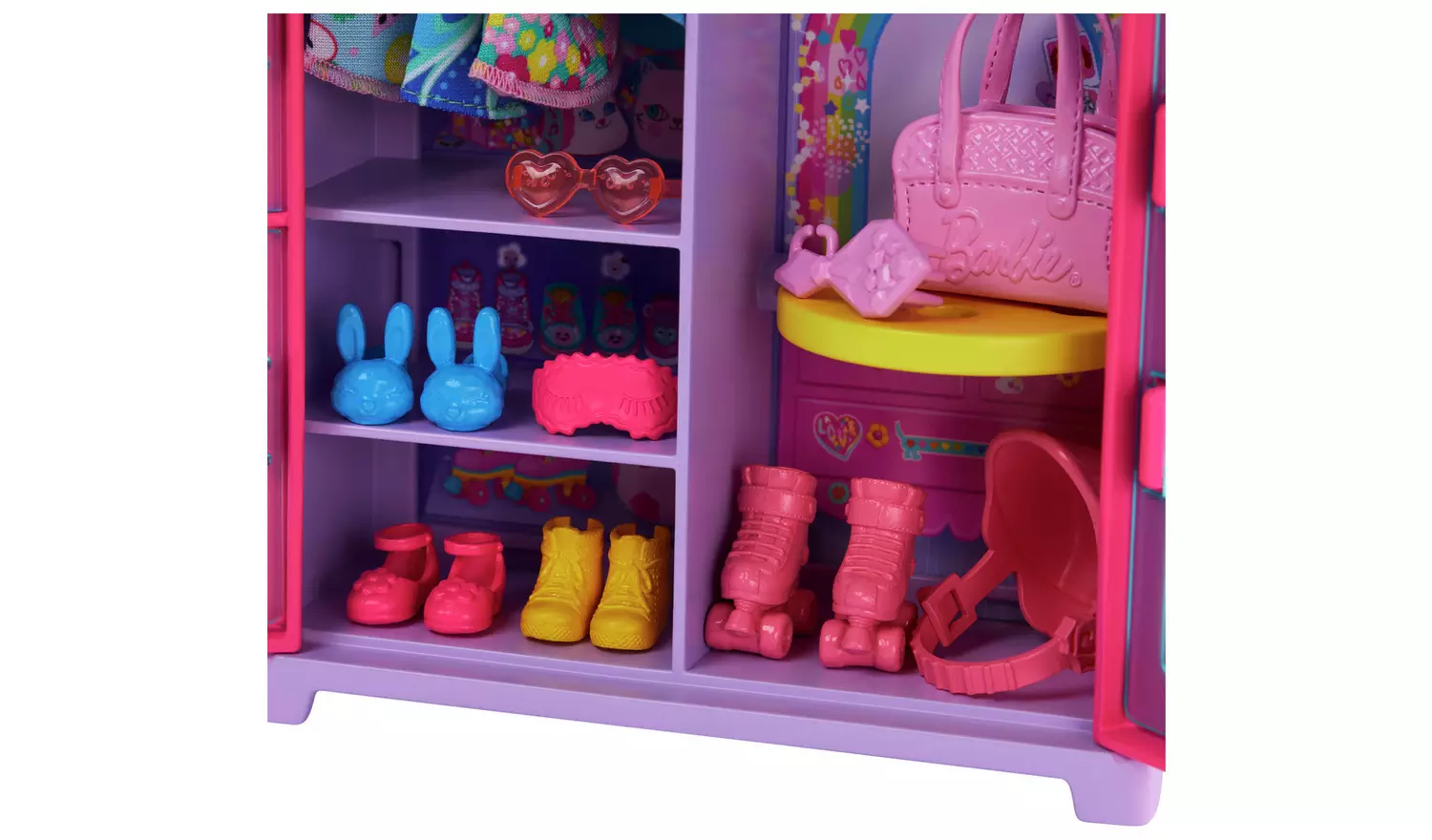 Barbie Chelsea Doll & Closet Playset, Clothes & Accessories
