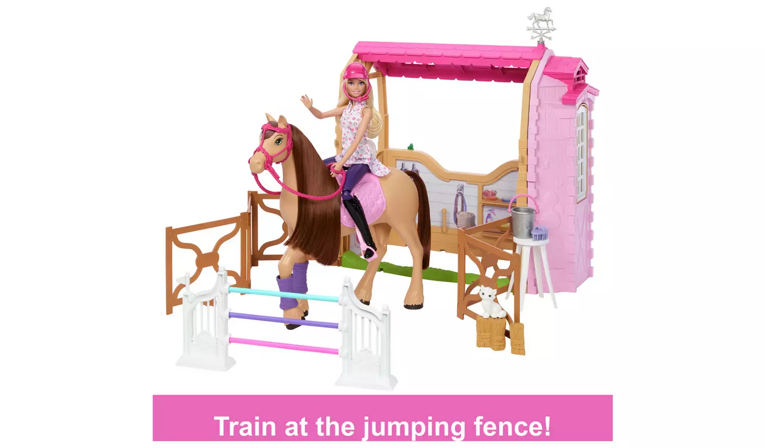 Barbie Mysteries: Stable Playset with Doll, Toy Horse & Accs