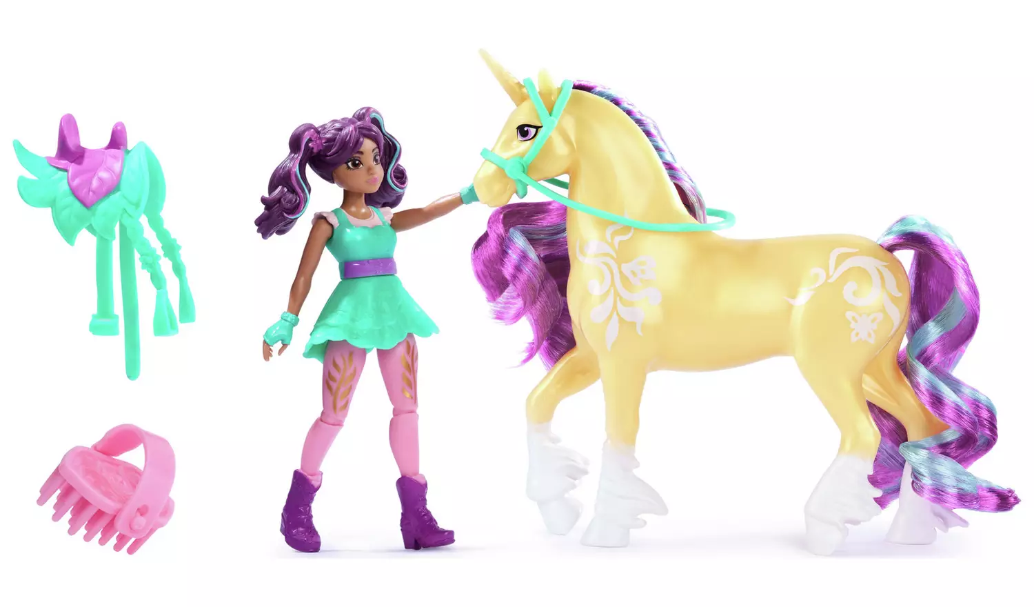 Unicorn Academy Ava and Leaf Small Doll Set