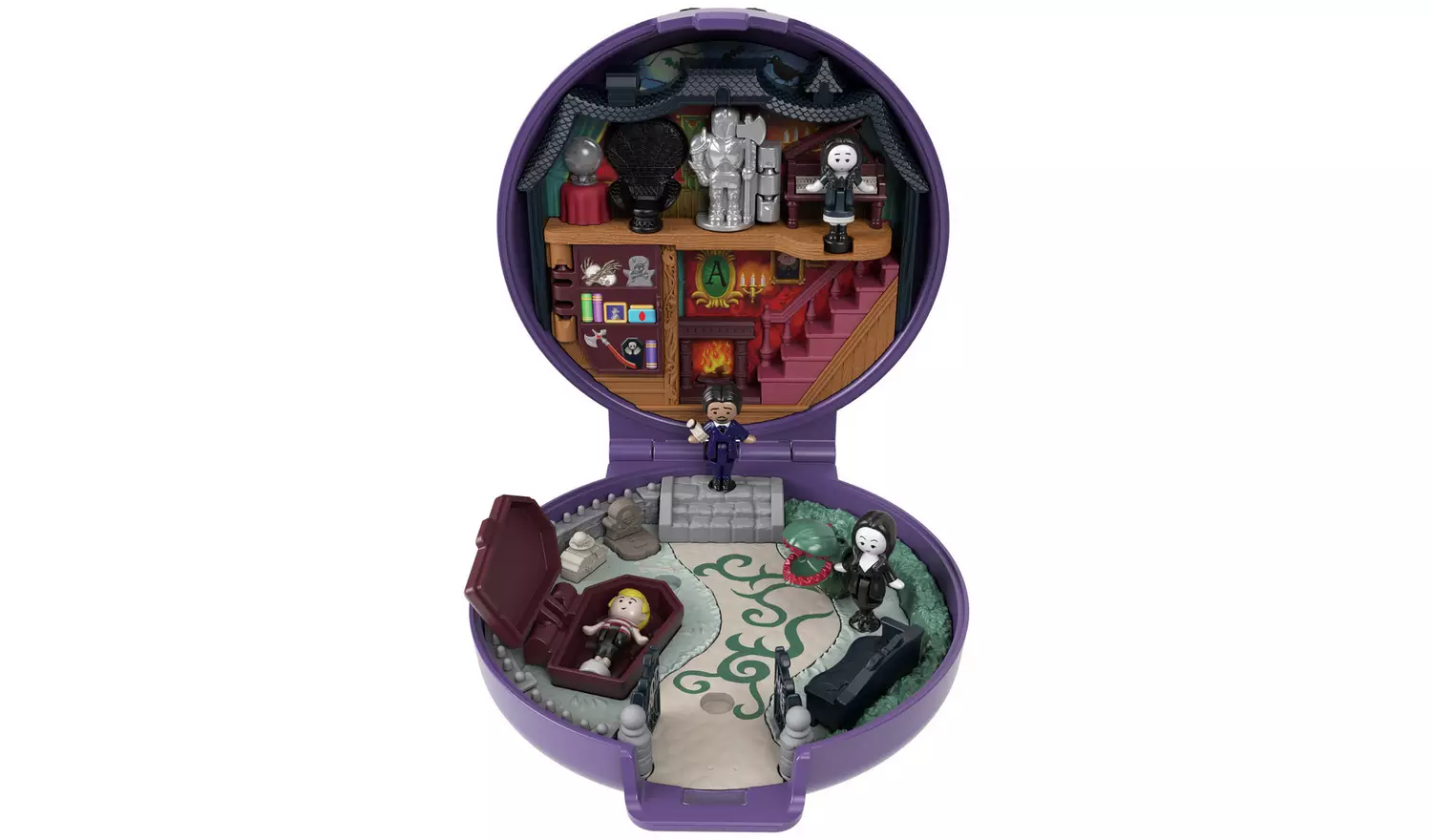 Polly Pocket Addams Family Compact Collector Dolls & Playset