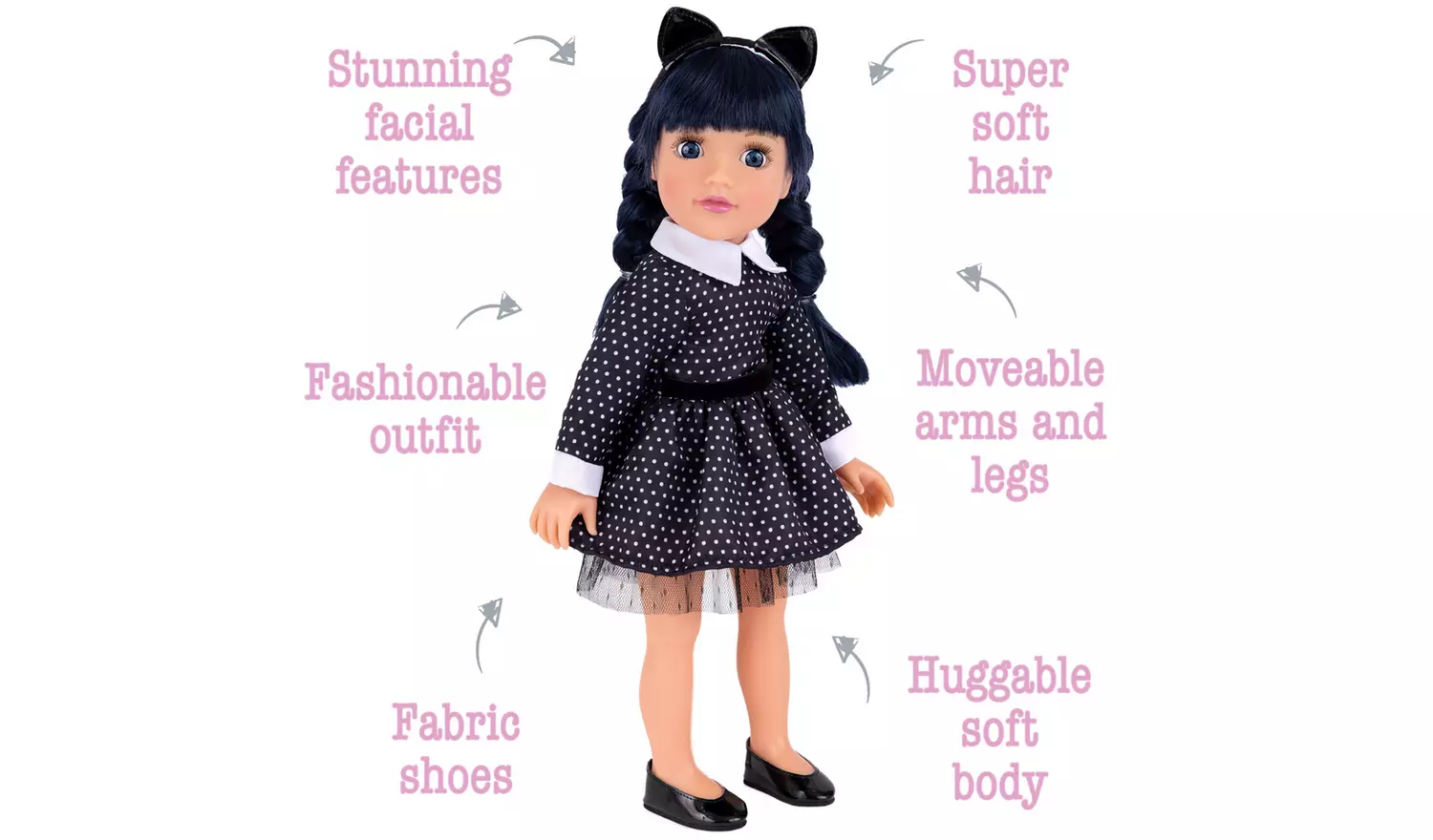 DesignaFriend Connies Friend Northie Doll - 18 inch / 46 cm