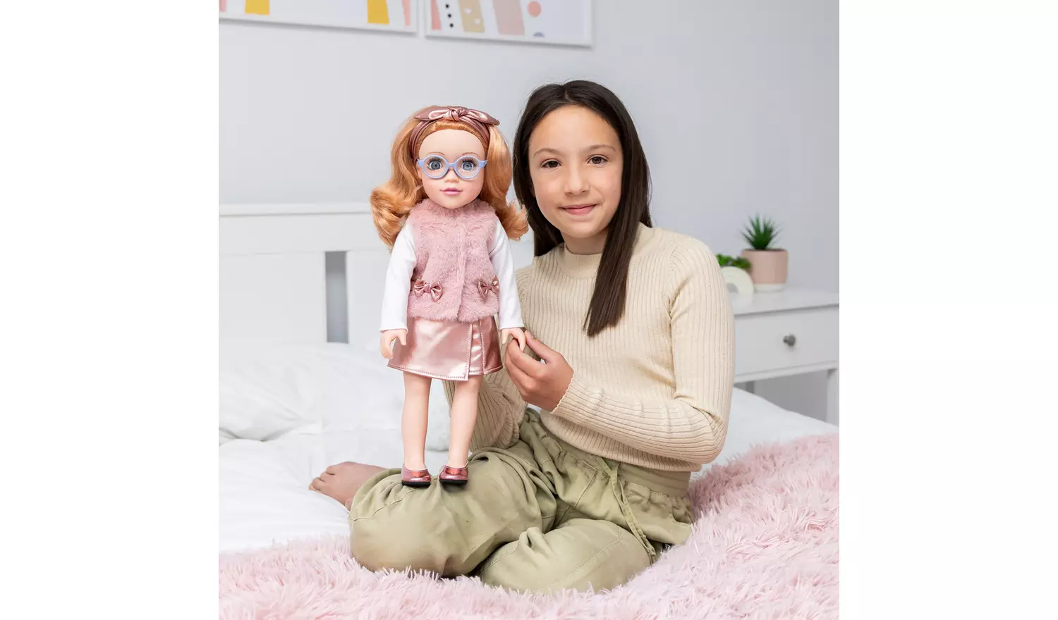 DesignaFriend Autumn Doll - 18 inch / 46 cm