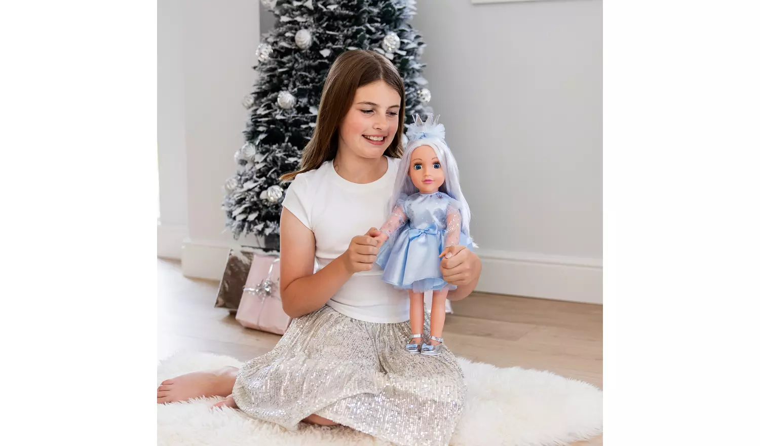 DesignaFriend Elsa Princess Ballerina Doll - 18 inch / 46 cm