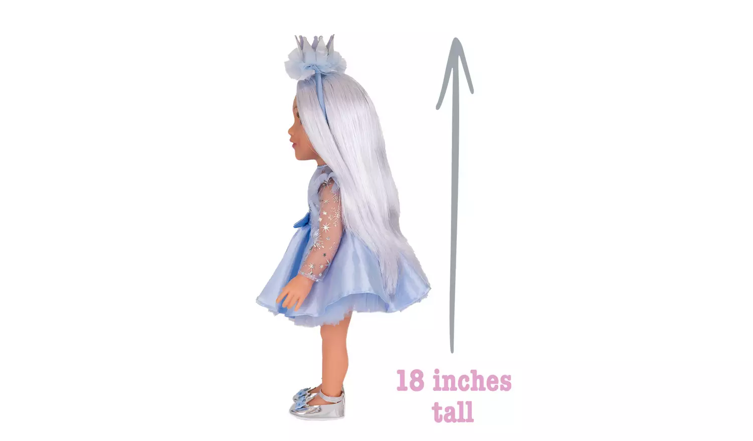 DesignaFriend Elsa Princess Ballerina Doll - 18 inch / 46 cm