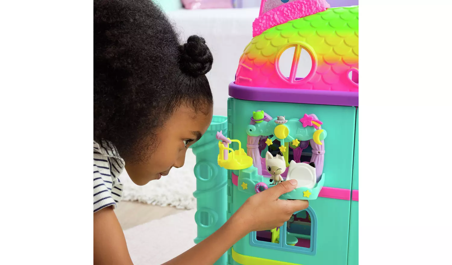 Gabby's Dollhouse Pandy's Paws Balcony Playset