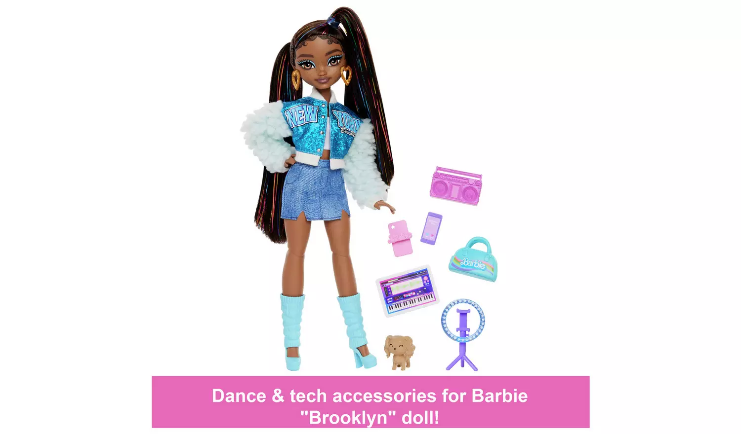 Barbie Dream Besties Brooklyn Doll and Music Accessories