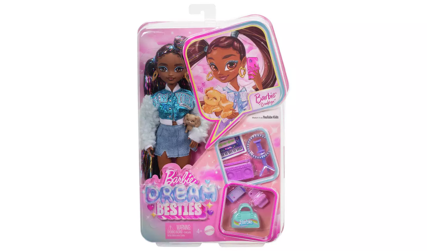 Barbie Dream Besties Brooklyn Doll and Music Accessories