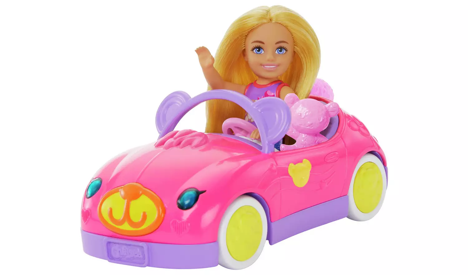 Barbie Chelsea Vehicle Set with Small Doll, Car & Teddy