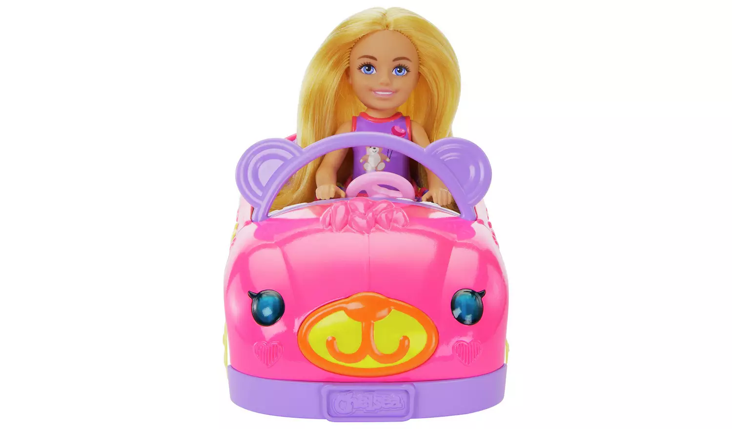 Barbie Chelsea Vehicle Set with Small Doll, Car & Teddy