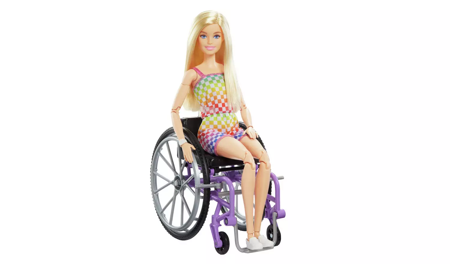 Barbie Fashionista Blonde Doll with Wheelchair & Ramp - 29cm