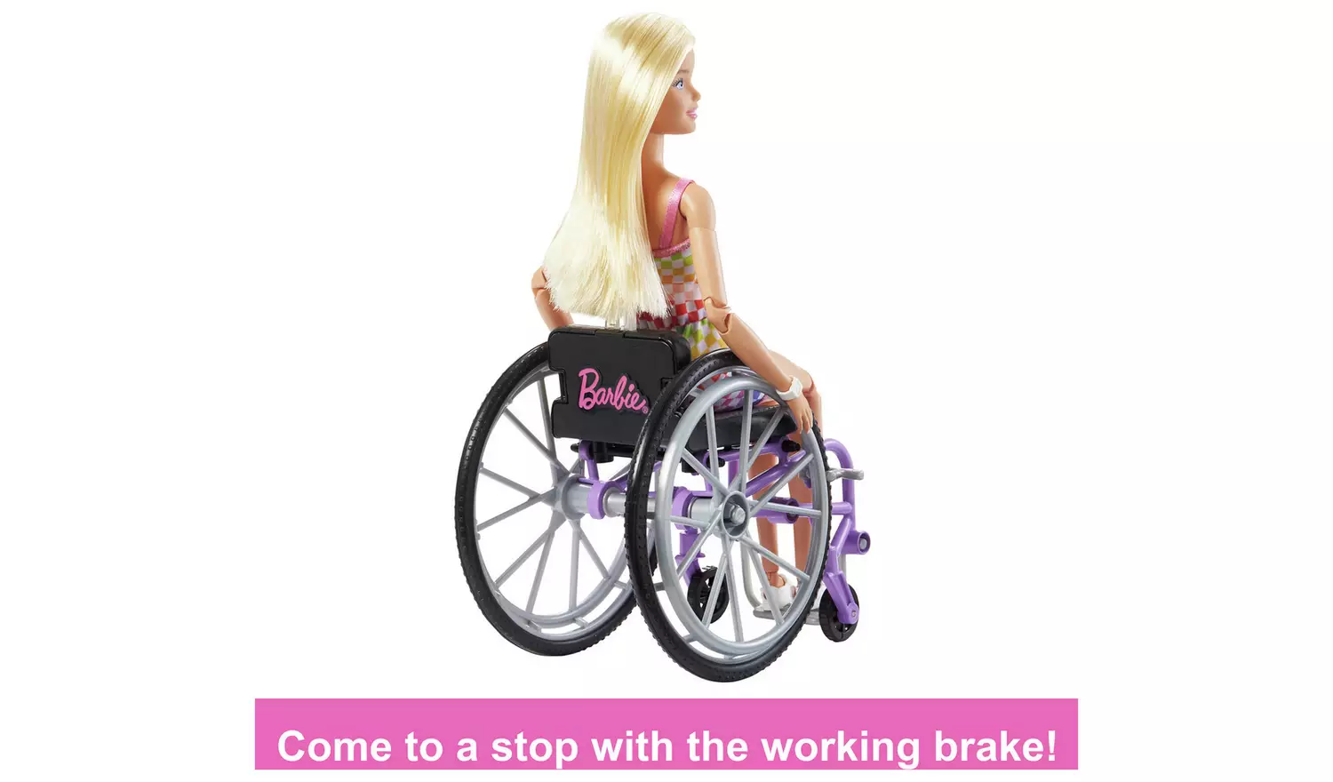 Barbie Fashionista Blonde Doll with Wheelchair & Ramp - 29cm
