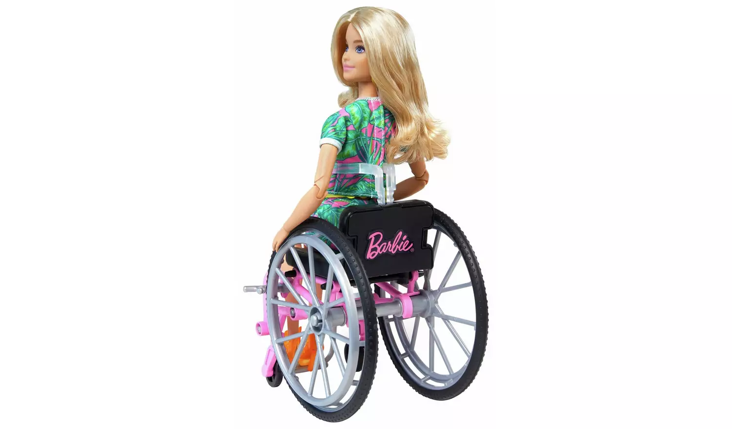 Barbie Fashionista Blonde Doll with Wheelchair & Ramp - 29cm
