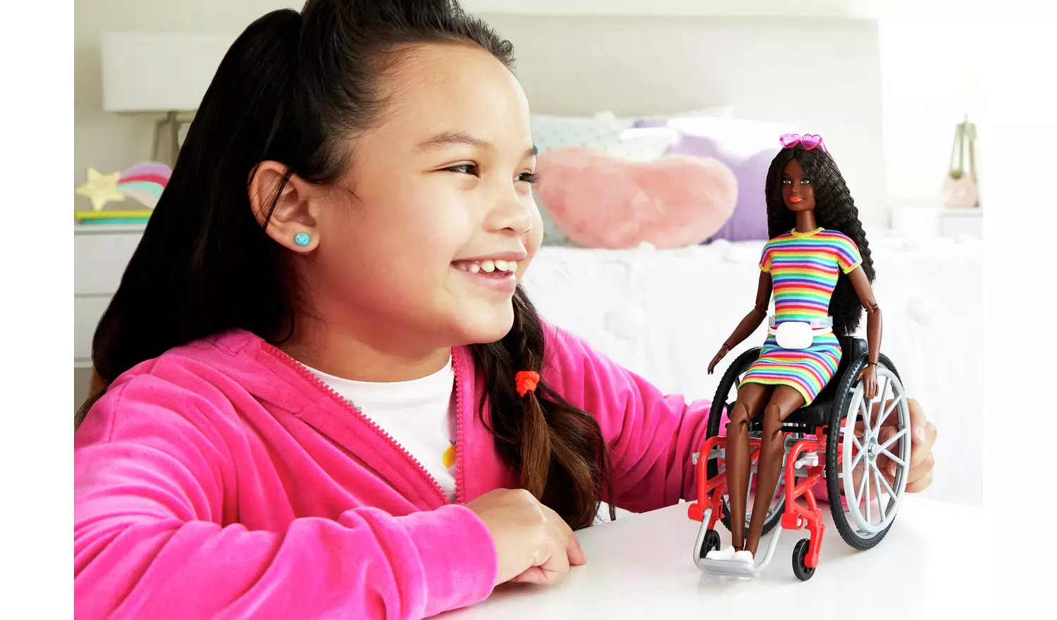 Barbie Fashionista Doll with Wheelchair and Ramp - 29cm