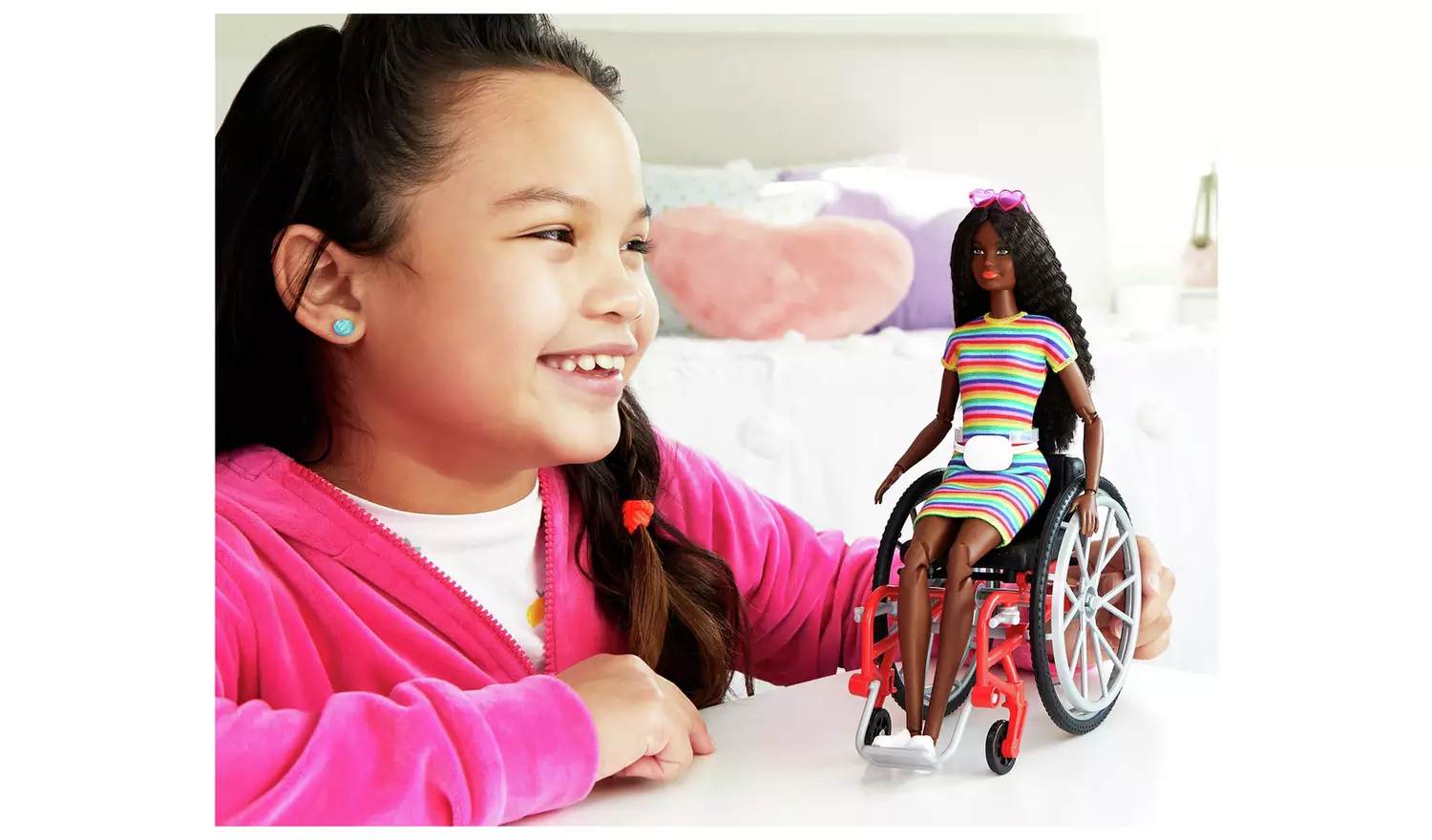 Barbie Fashionista Doll with Wheelchair and Ramp - 29cm