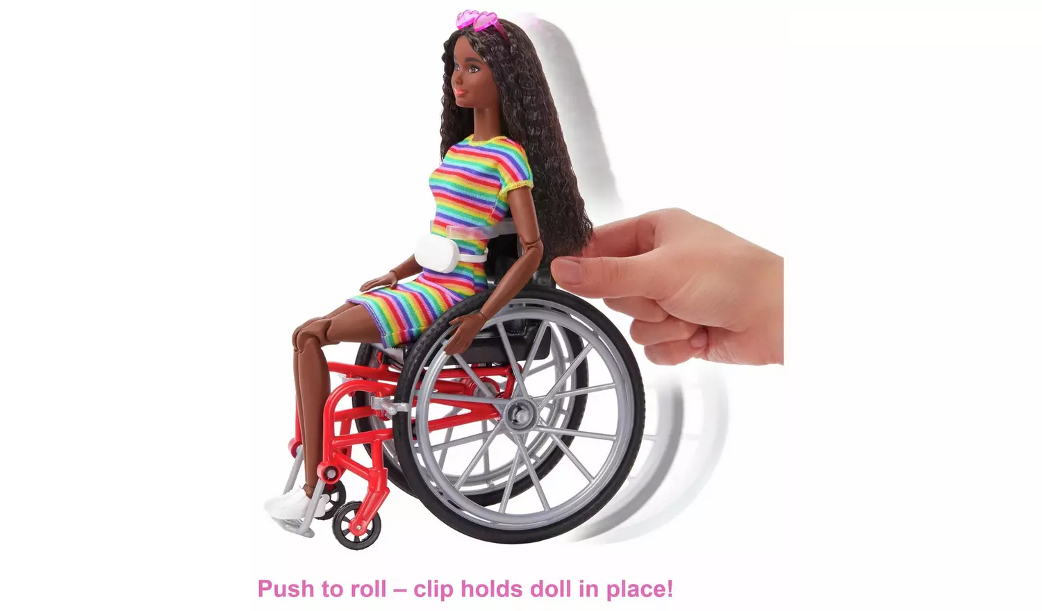 Barbie Fashionista Doll with Wheelchair and Ramp - 29cm