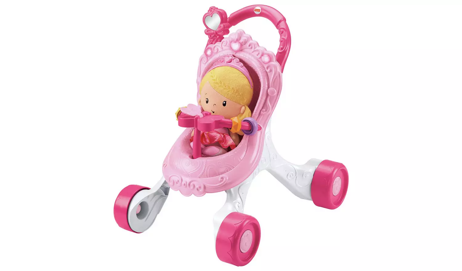 Fisher-Price Princess Musical Stroller and Doll Playset