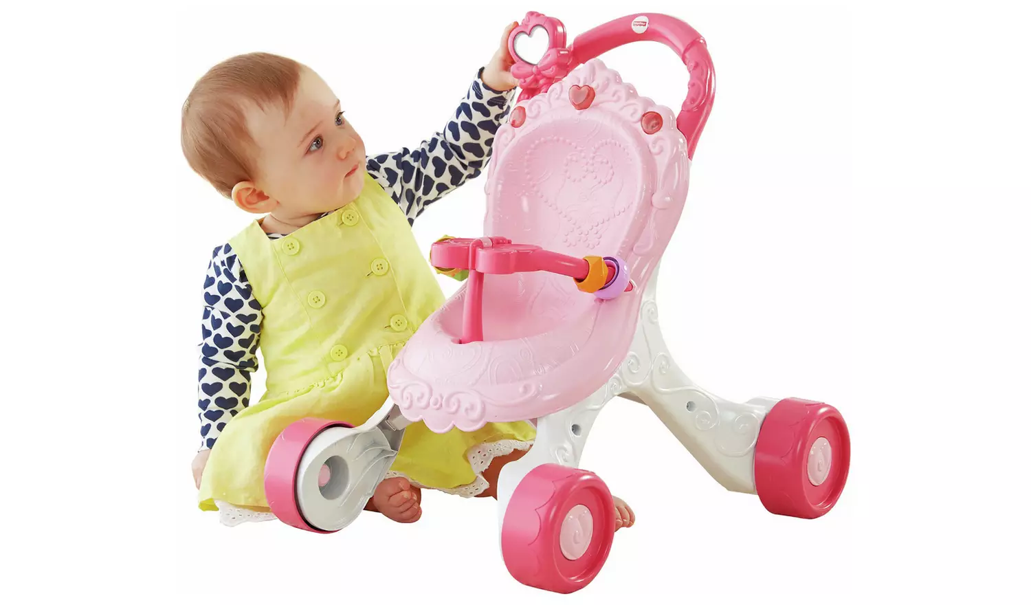Fisher-Price Princess Musical Stroller and Doll Playset