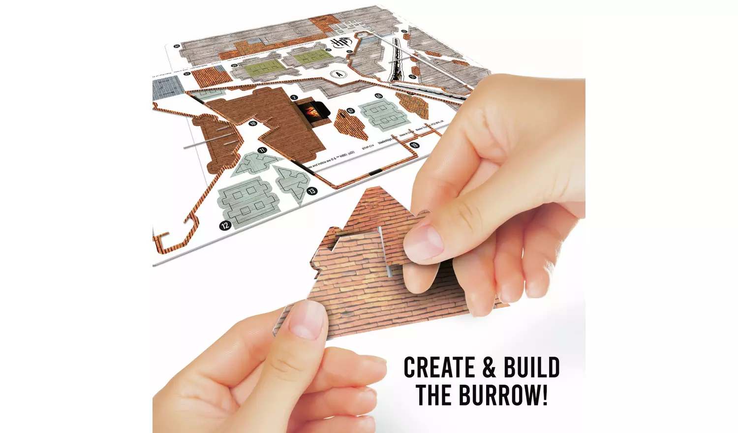 Harry Potter Make Your Own Light Up Weasley Burrow