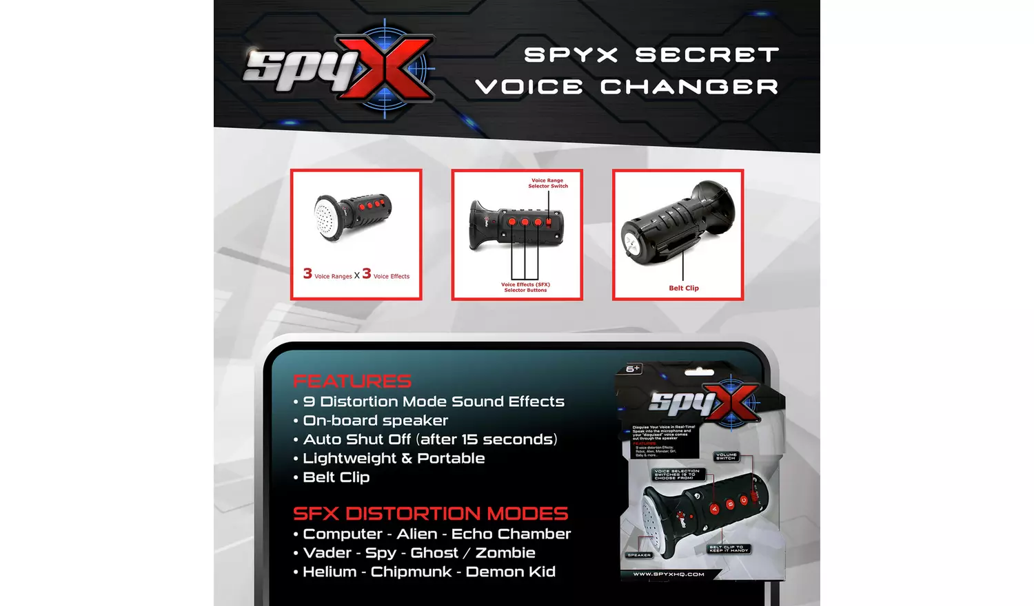 Spy X Secret Voice Changer