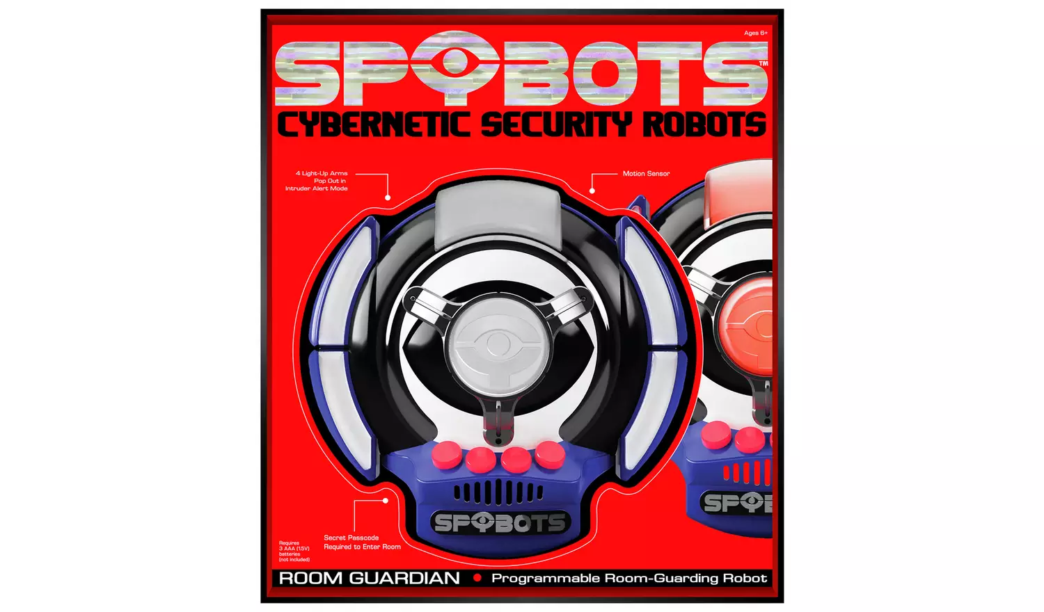 Spybots Room Guard Security Robots