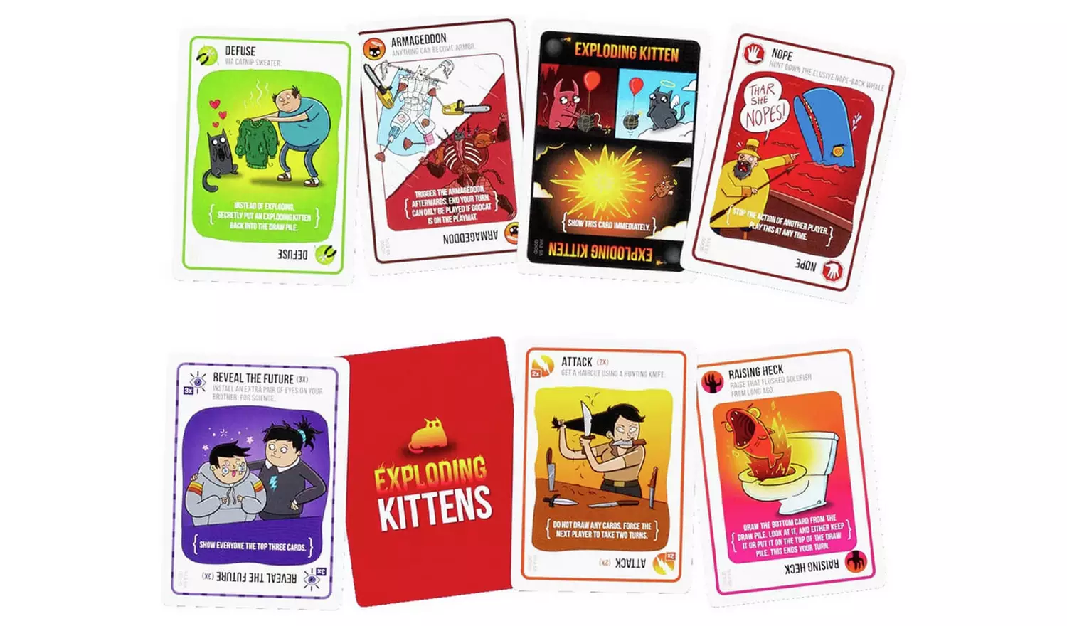 Exploding Kittens Good vs Evil Game