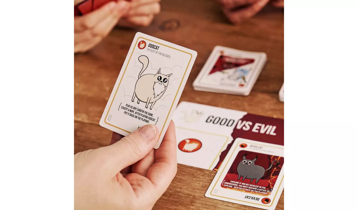 Exploding Kittens Good vs Evil Game