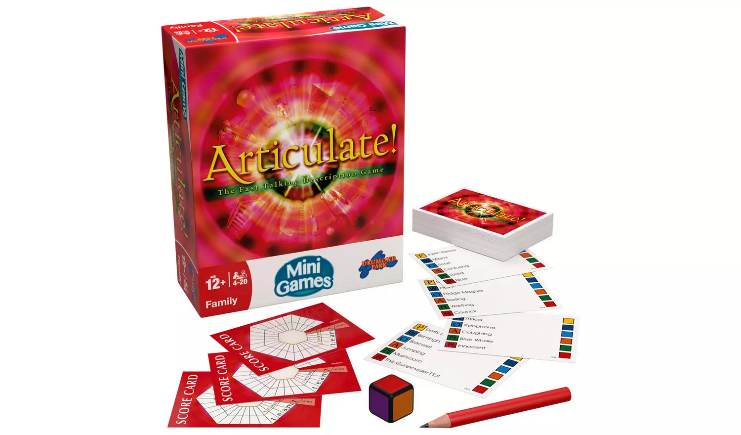 Drumond Park Articulate Mini Board Game