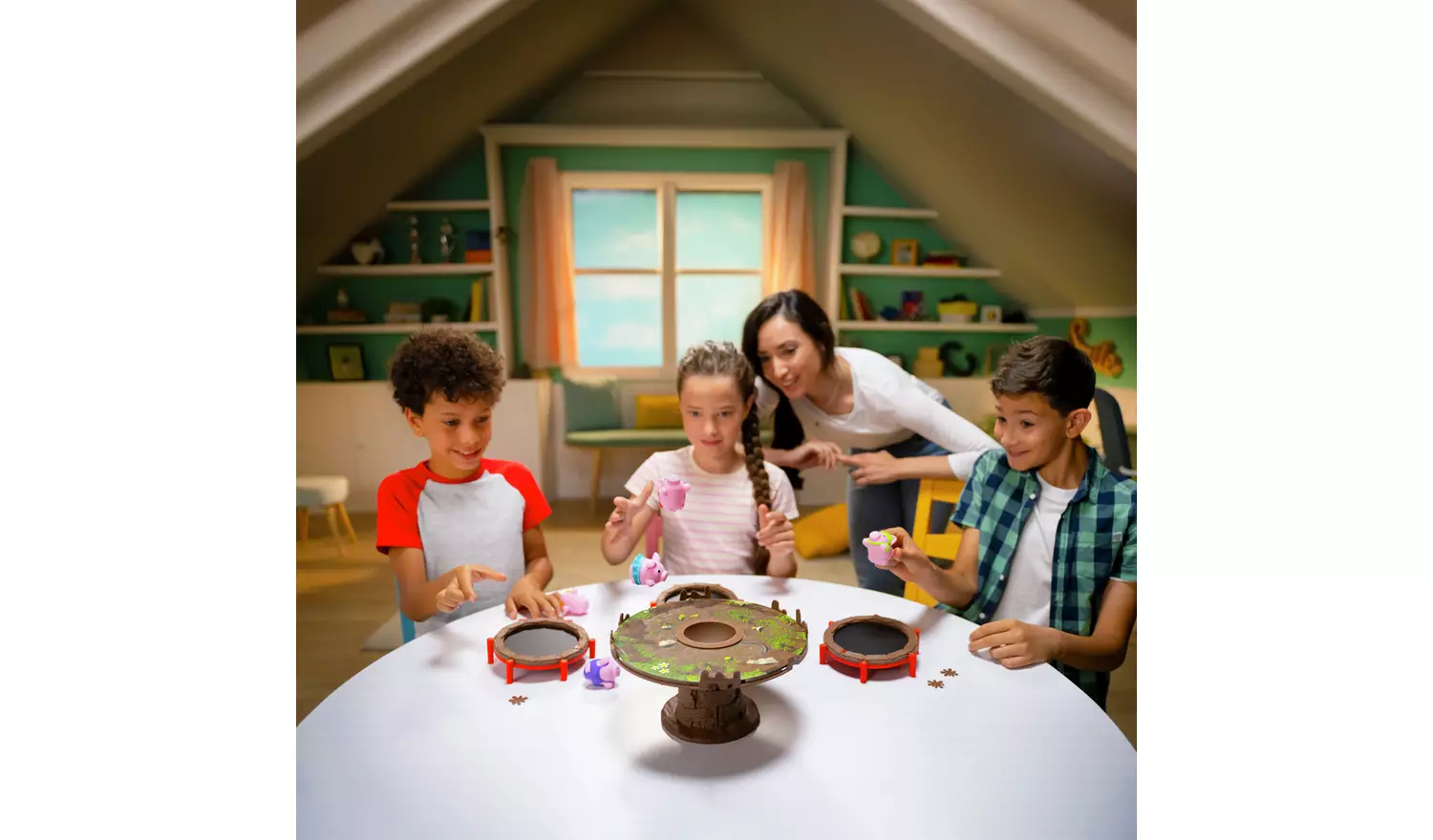 Pigs On Trampolines Game