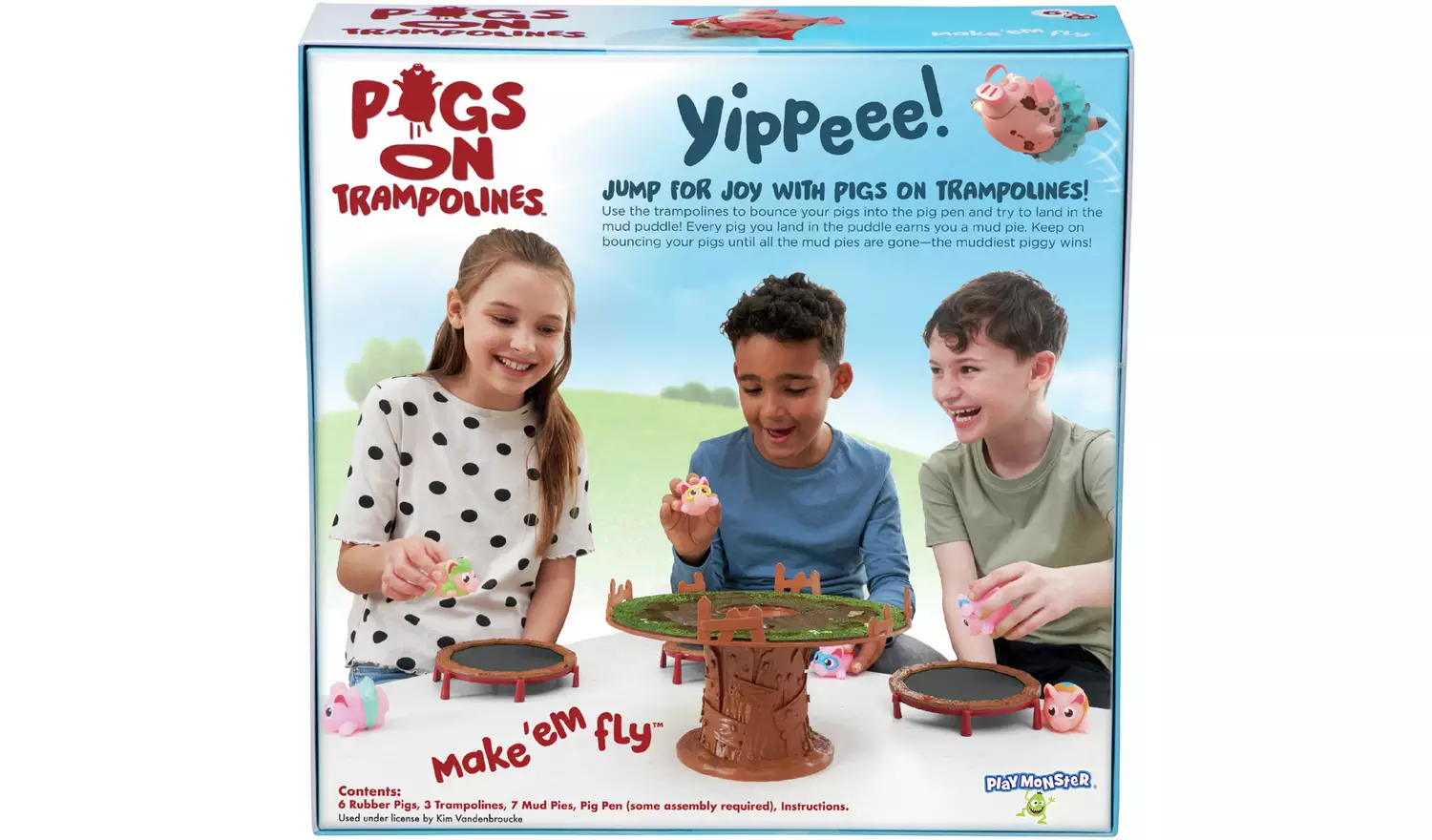 Pigs On Trampolines Game