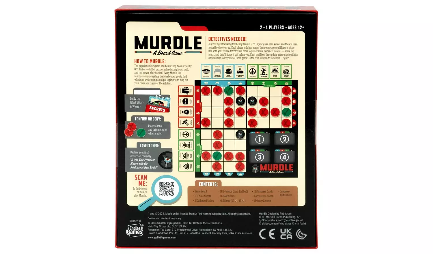 Goliath Games Murdle The Board Game