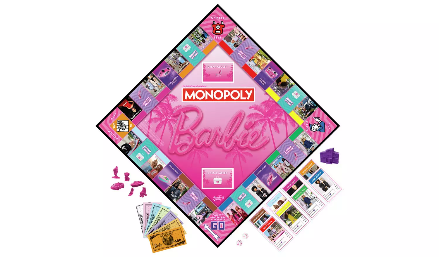 Monopoly Barbie Board Game from Hasbro Gaming