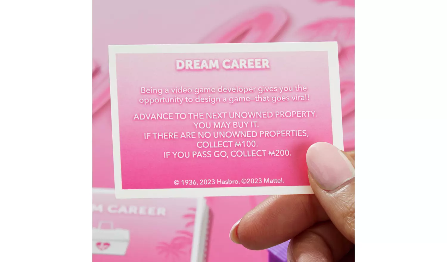 Monopoly Barbie Board Game from Hasbro Gaming