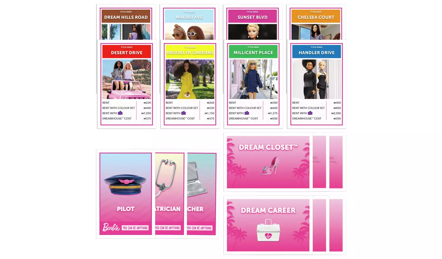 Monopoly Barbie Board Game from Hasbro Gaming