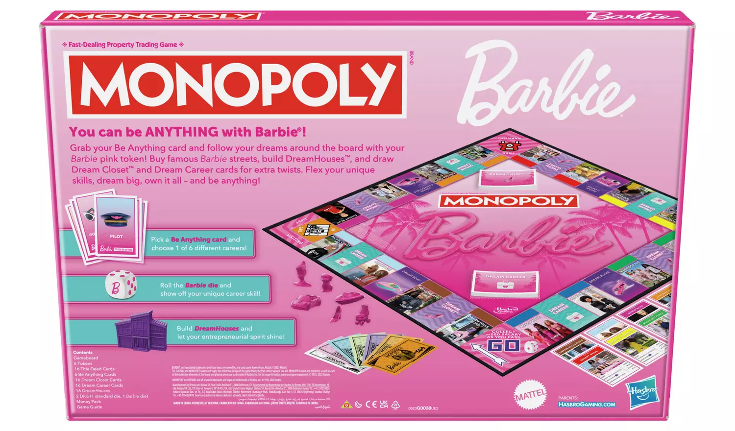 Monopoly Barbie Board Game from Hasbro Gaming