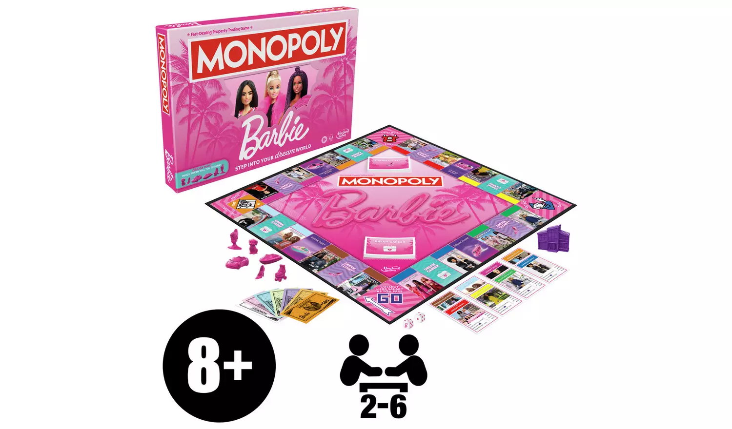 Monopoly Barbie Board Game from Hasbro Gaming