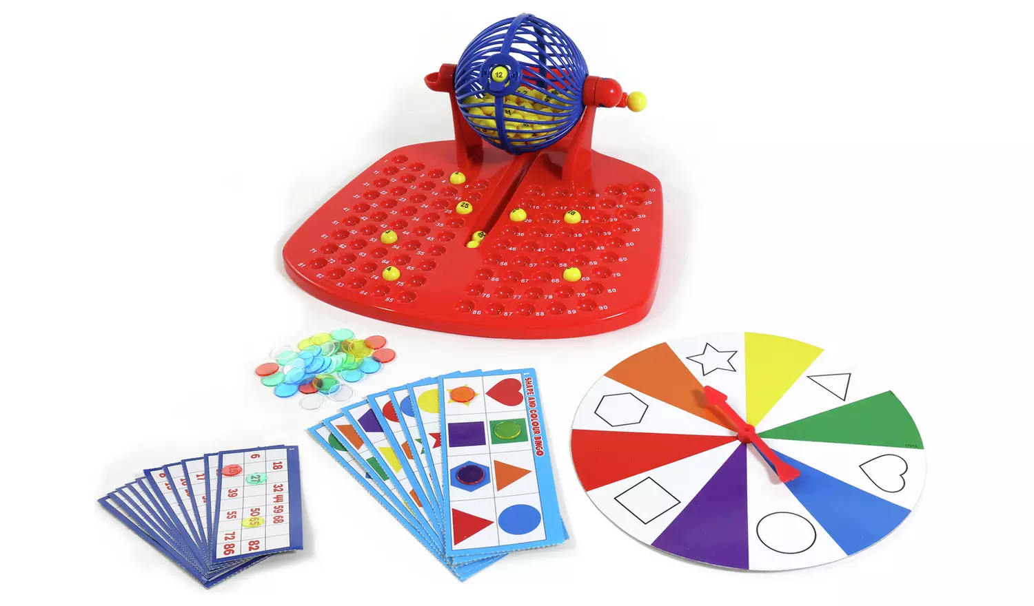 Chad Valley Colours and Shapes Bingo Game