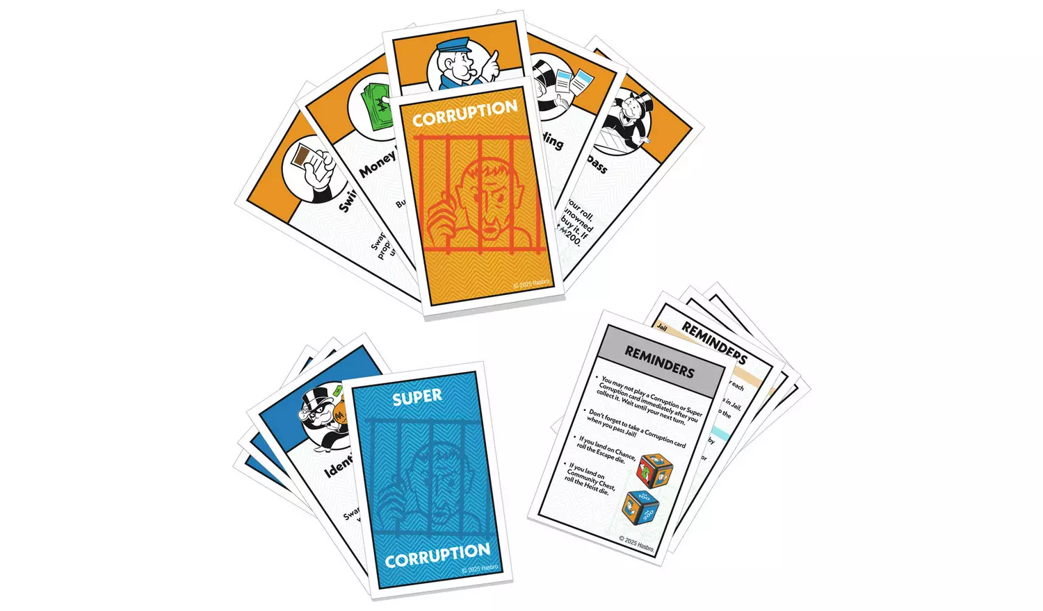 Hasbro Monopoly Go to Jail Expansion Card Pack