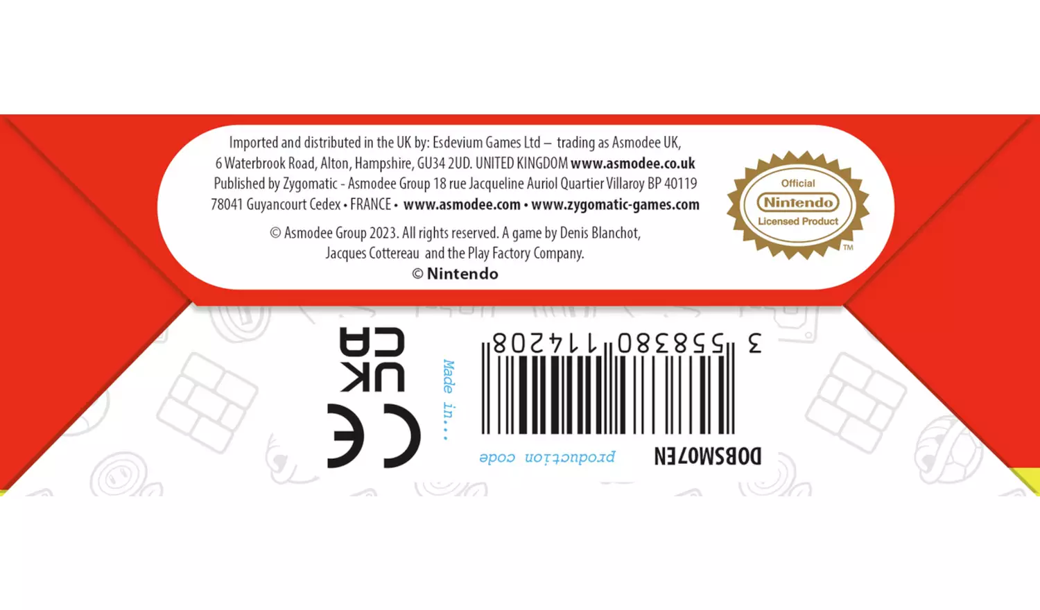 Zygomatic Dobble Mario Game