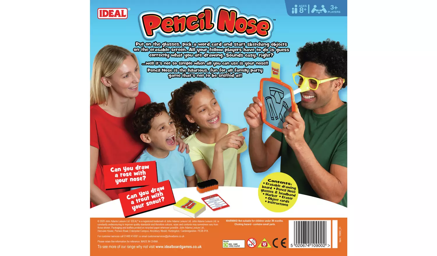 Ideal Pencil Nose Game