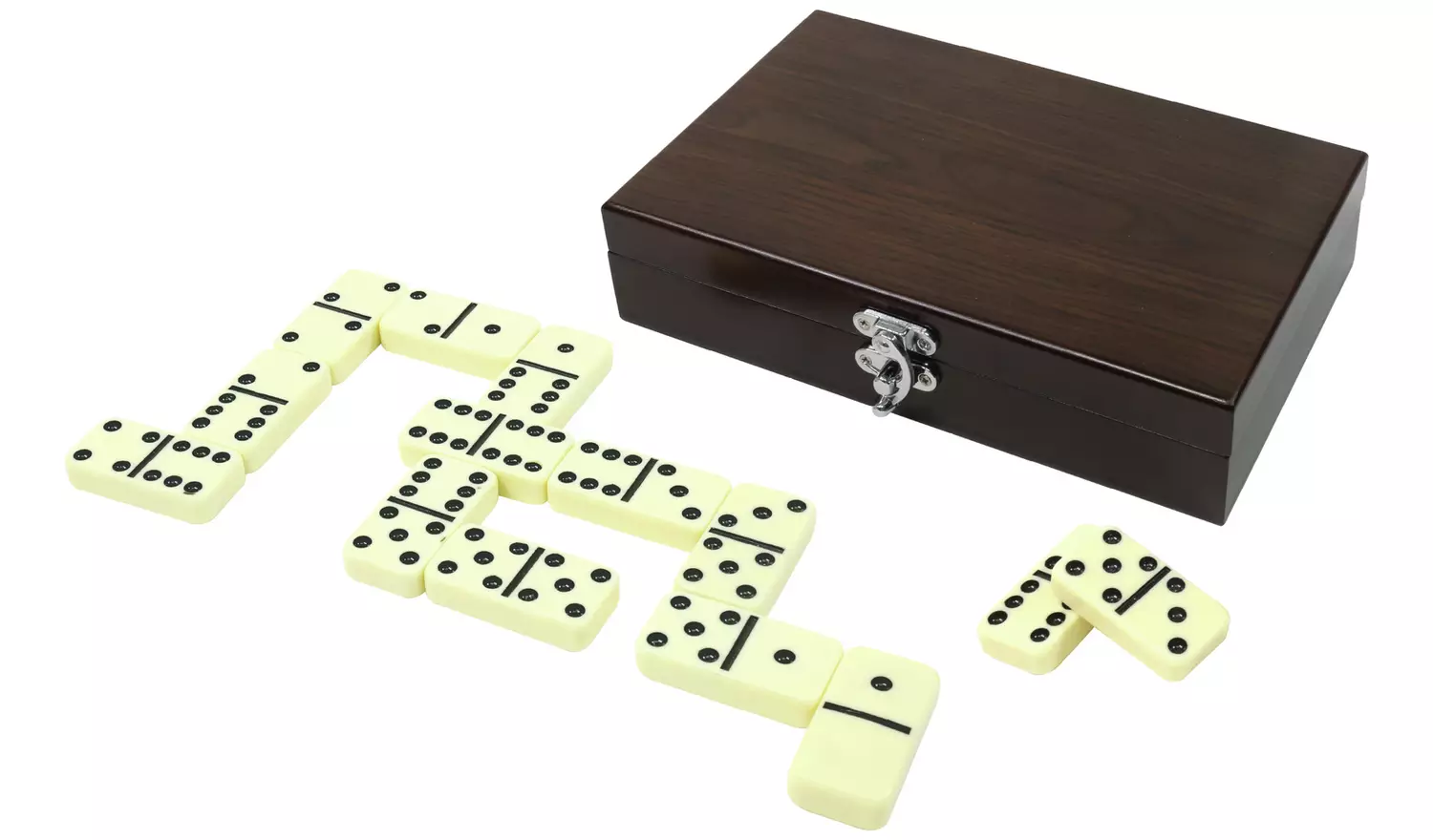 Craftsman Wood Veneer Deluxe Dominoes