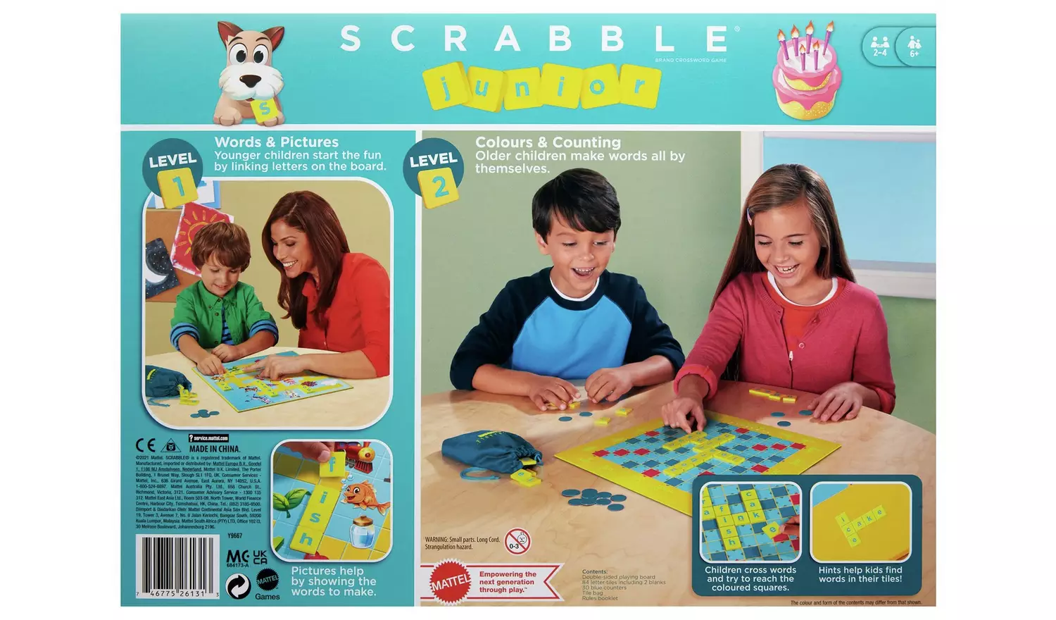 Scrabble Junior Word Board Game