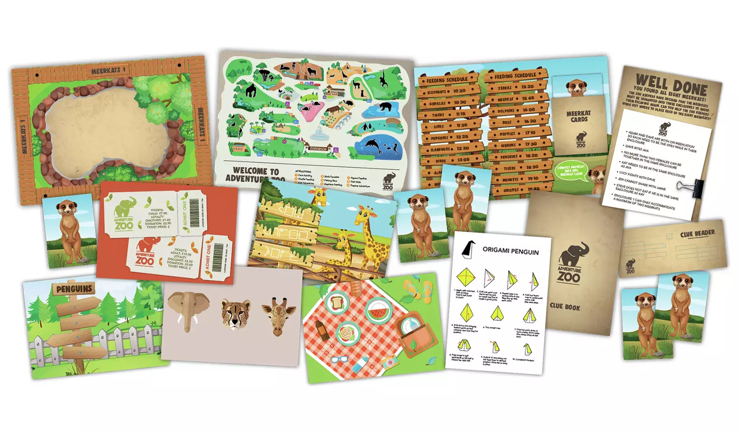 Trapped Escape Room Game Packs The Zoo