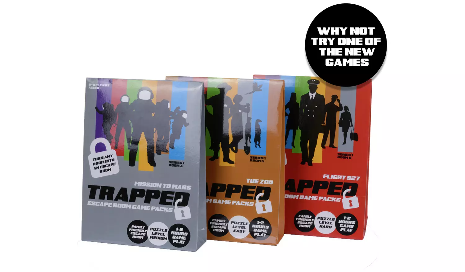 Trapped Escape Room Game Packs The Zoo