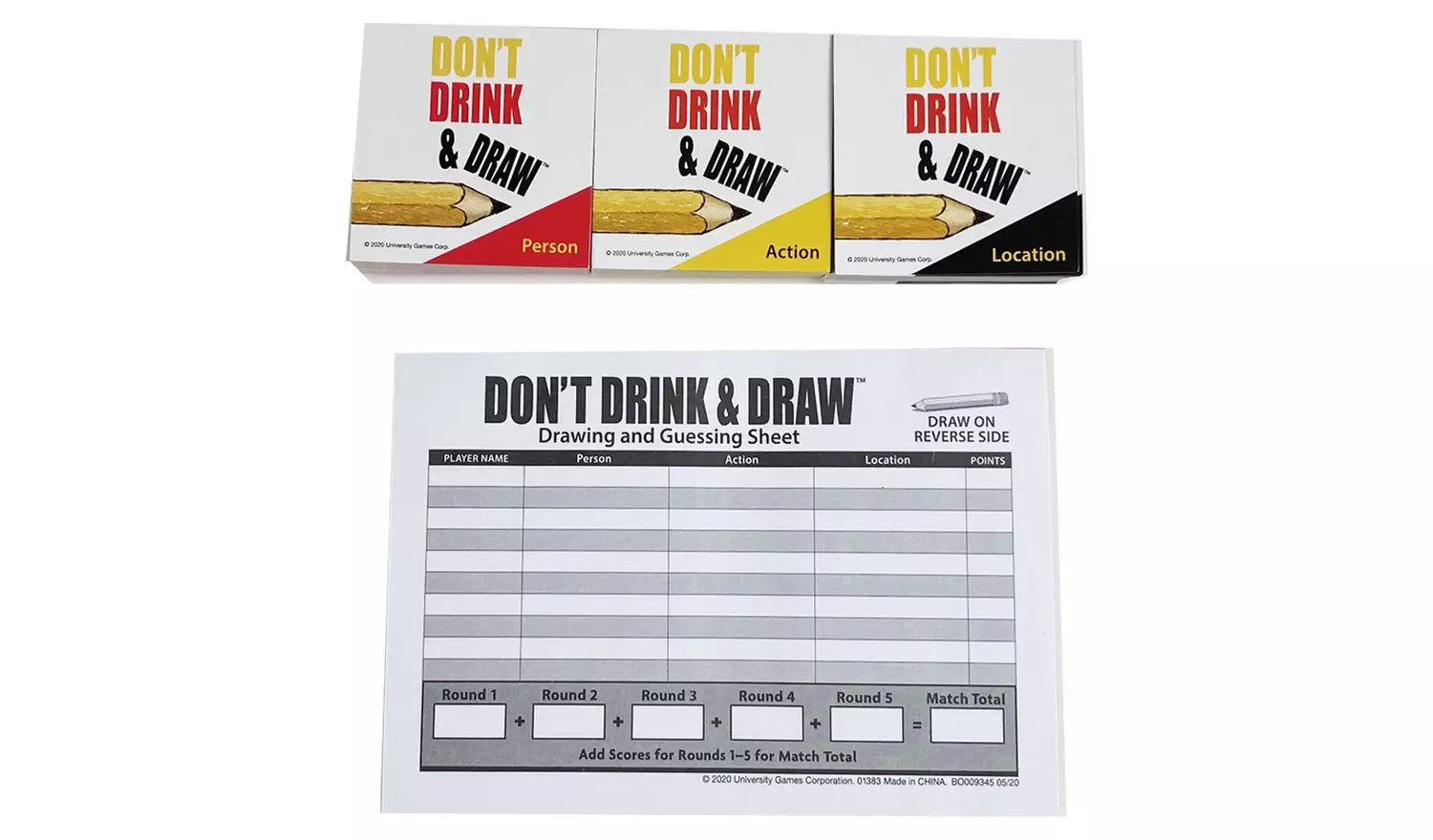 Don't Drink and Draw Adult Party Game