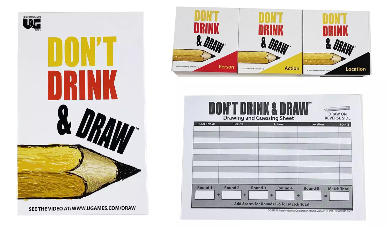 Don't Drink and Draw Adult Party Game