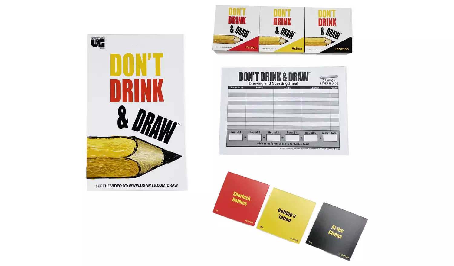 Don't Drink and Draw Adult Party Game