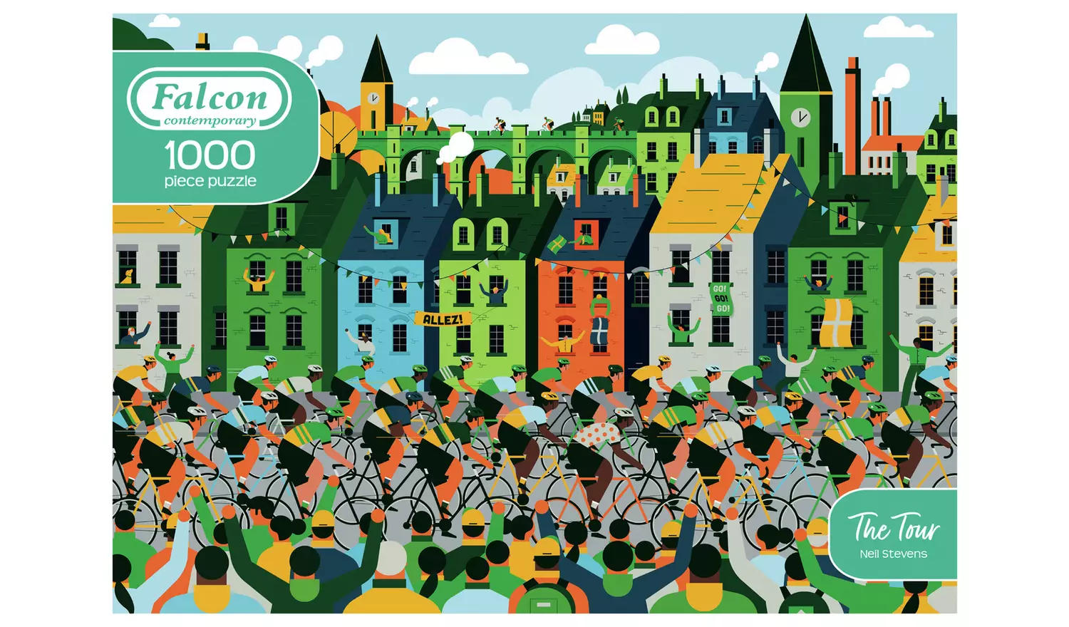 Falcon Contemporary The Tour 1000 Piece Jigsaw Puzzle