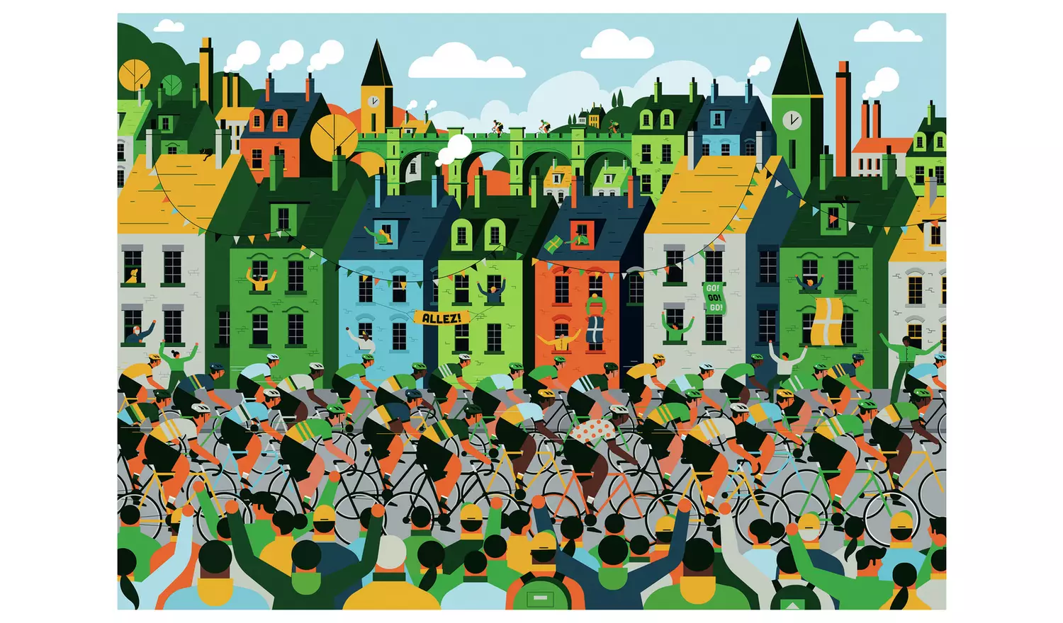 Falcon Contemporary The Tour 1000 Piece Jigsaw Puzzle