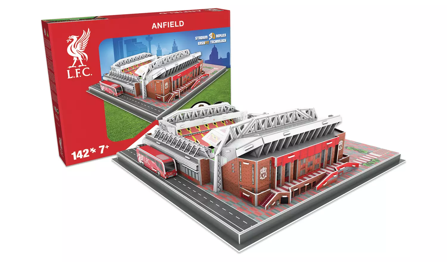 Liverpool Football Club Anfield Stadium 3D Model Kit Puzzle