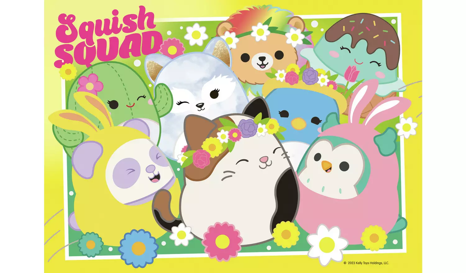 Squishmallows 4 x 100 Pieces Puzzles Set